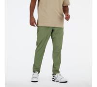 New Balance Uomo AC Tapered Pant 29" in Verde, Politessuto, Taglia S