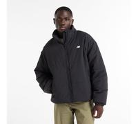 New Balance Uomo All Day Puffer Jacket in Nero, Politessuto, Taglia M