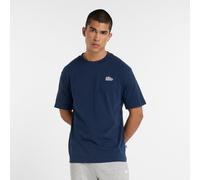 New Balance Uomo Athletics 574 Patch T-Shirt in Blu, Cotone, Taglia S