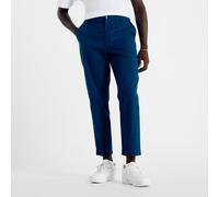 New Balance Uomo Athletics Standard Tapered Pant 28" in Blu, Twill di Cotone, Taglia XL