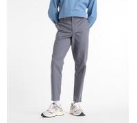 New Balance Uomo Athletics Standard Tapered Pant 30" in Grigio, Twill di Cotone, Taglia M