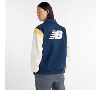 New Balance Uomo Athletics Varsity Jacket in Blu, Cotone, Taglia S