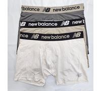 New Balance Uomo Atletico Rete Mutande Boxer 3 Confezione Piccolo - LAU13015-3