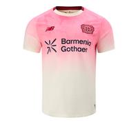 New Balance Uomo Bayer 04 Away Short Sleeve Jersey in Nero, Poliestere, Taglia XL