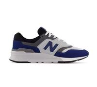 New Balance Uomo Blu Marino Grigio Pelle Sneaker Scarpe da Ginnastica...