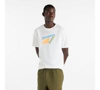 new balance Maglietta 'Classic' écru / blu chiaro / oliva / arancione Uomo - Streetwear - Maglie e T-shirt - T-shirt new balance S
