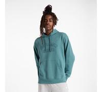 Felpa con cappuccio New Balance Graphic blu turchese - M