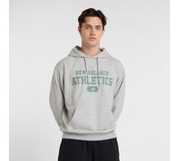 New Balance - Heritage French Terry Graphic Hoodie Grigio - Abbigliamento XL Grigio