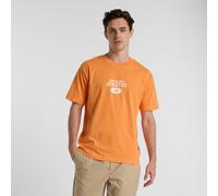 New Balance Uomo Heritage Graphic T-Shirt in Arancia, Cotone, Taglia M