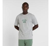 New Balance Uomo Heritage Graphic T-Shirt in Grigio, Cotone, Taglia XL