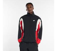 New Balance Uomo In Game Woven Track Jacket in Nero, Politessuto, Taglia L