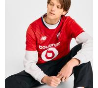 New Balance Uomo Lille LOSC Home Short Sleeve Jersey, Poliestere, Taglia XL