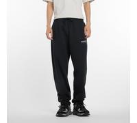 New Balance Linear Graphic Pant male Pantaloni - Nero - Jersey di cotone - Foot Locker Black S