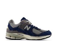 New Balance Uomo M2002D Protection Pack in Blu/Grigio, Pelle Scamosciata/Rete, Taglia 40.5