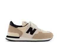New Balance Uomo MADE in USA 990v1 in Beige, Pelle Scamosciata/Rete, Taglia 42.5