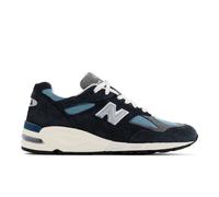 New Balance Uomo MADE in USA 990v2 in Blu/Grigio, Pelle, Taglia 37.5