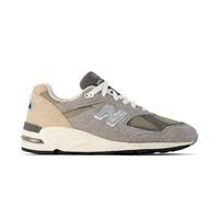 New Balance Uomo MADE in USA 990v2 in Grigio/Beige, Pelle, Taglia 38