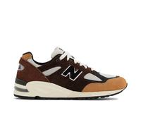 New Balance Uomo Made in USA 990v2 in Nero/Marrone, Pelle, Taglia 42.5