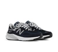 New Balance Uomo Made in USA 990v6 in Blu/Bianco, Pelle Scamosciata/Rete, Taglia 40.5