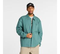 New Balance Uomo Numeric Coaches Twill Jacket in Verde, Twill di Cotone, Taglia L