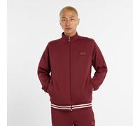 New Balance Uomo Post Season Pique Track Jacket in Rosa, Cotone, Taglia S