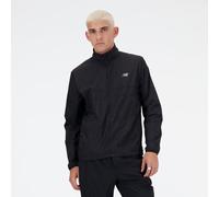 New Balance Uomo RC Essential Packable Jacket in Nero, Politessuto, Taglia L