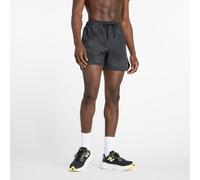 New Balance Uomo RC Reflective Short 5" in Nero, Politessuto, Taglia M