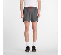 Pantaloni corti New Balance RC Ultra Light Split 5 inch grigio rosso - M