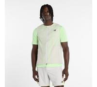New Balance Uomo RC Vest in Grigio, Politessuto, Taglia L