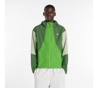 New Balance Uomo RC Waterproof Jacket in Verde, Politessuto, Taglia XS