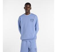 New Balance - Reimagined - Felpa girocollo in pile blu XS