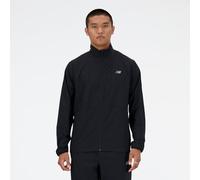 New Balance Uomo Stretch Woven Jacket in Nero, Politessuto, Taglia S