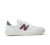 New Balance Uomo T500 in Bianca/Rossa, Pelle, Taglia 42