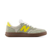 New Balance Uomo T500 in Verde/Giallo, Pelle Scamosciata/Rete, Taglia 42.5