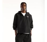 New Balance Uomo Trackside Woven Jacket in Nero/Grigio, Politessuto, Taglia L