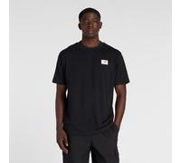 New Balance - Woven Label T-Shirt Nero - Abbigliamento S Nero