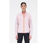 Giacca da tennis da donna New Balance Printed Impact Run Light Pack Jacket - stone pink XS
