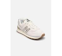 New Balance - New Balance 574 - Sneakers bianche e leopardate-Bianco 41.5
