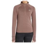 New Balance - Women's Athletics Heat Grid 1/2 Zip - Maglia a manica lunga L marrone