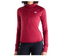 NEW BALANCE Rc Essential Heat Grid 1/2 Zip W - Donna - Rosso - Taglia S- modello 2026