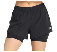 New Balance - Women's RC 2-in-1 Short 3'' - Pantaloncini da running XL nero