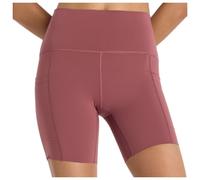 New Balance - Women's Sleek Pocket High Rise Short 6'' - Leggings da running XS rosso