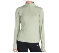New Balance - Women's Sport Essentials Space Dye Quarter Zip - Maglia da corsa M beige