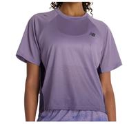 New Balance - Women's Viz-Tech Run T-Shirt - Maglia da corsa XS lilla