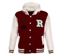 New Bambine Ragazzi Baseball con Cappuccio Giacca R Moda Fox 61 Misura 7-13YEAR