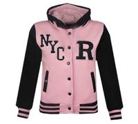 New Bambine Ragazzi Baseball con Cappuccio Giacca R Moda Fox 61 Misura 7-13YEAR