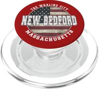 New Bedford Massachusetts, Vintage bandiera americana PopSockets PopGrip per MagSafe