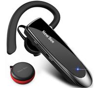 New Bee Auricolare Bluetooth Singolo 5.0 Auricolare Mani Libere | Cuffia Bluetooth Mono per Huawei Samsung iPhone Cellulari Android Laptop e Altro