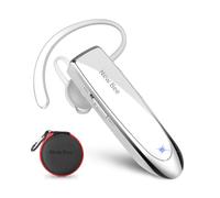 New Bee Auricolare Bluetooth V5.0, Auricolare Bluetooth Singolo, Bianco