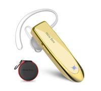New Bee Auricolare Bluetooth V5.0, Auricolare Bluetooth Singolo, Dorato